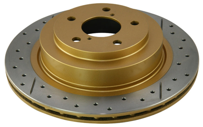 DBA 06-07 WRX / 05-08 LGT Rear Drilled &amp; Slotted Street Series Rotor