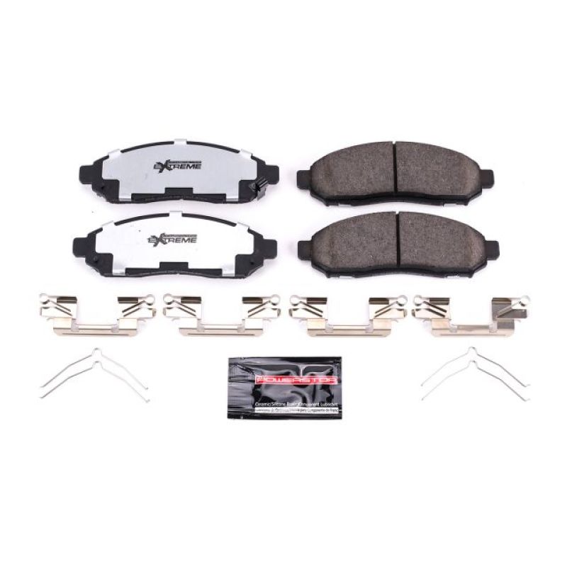Power Stop 16-18 Chevrolet City Express Front Z36 Truck &amp; Tow Brake Pads w/Hardware