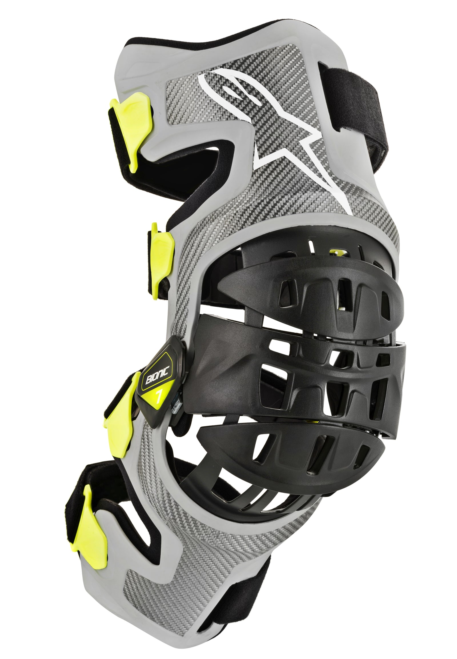 Bionic 7 Knee Set Silver/Yellow Xl