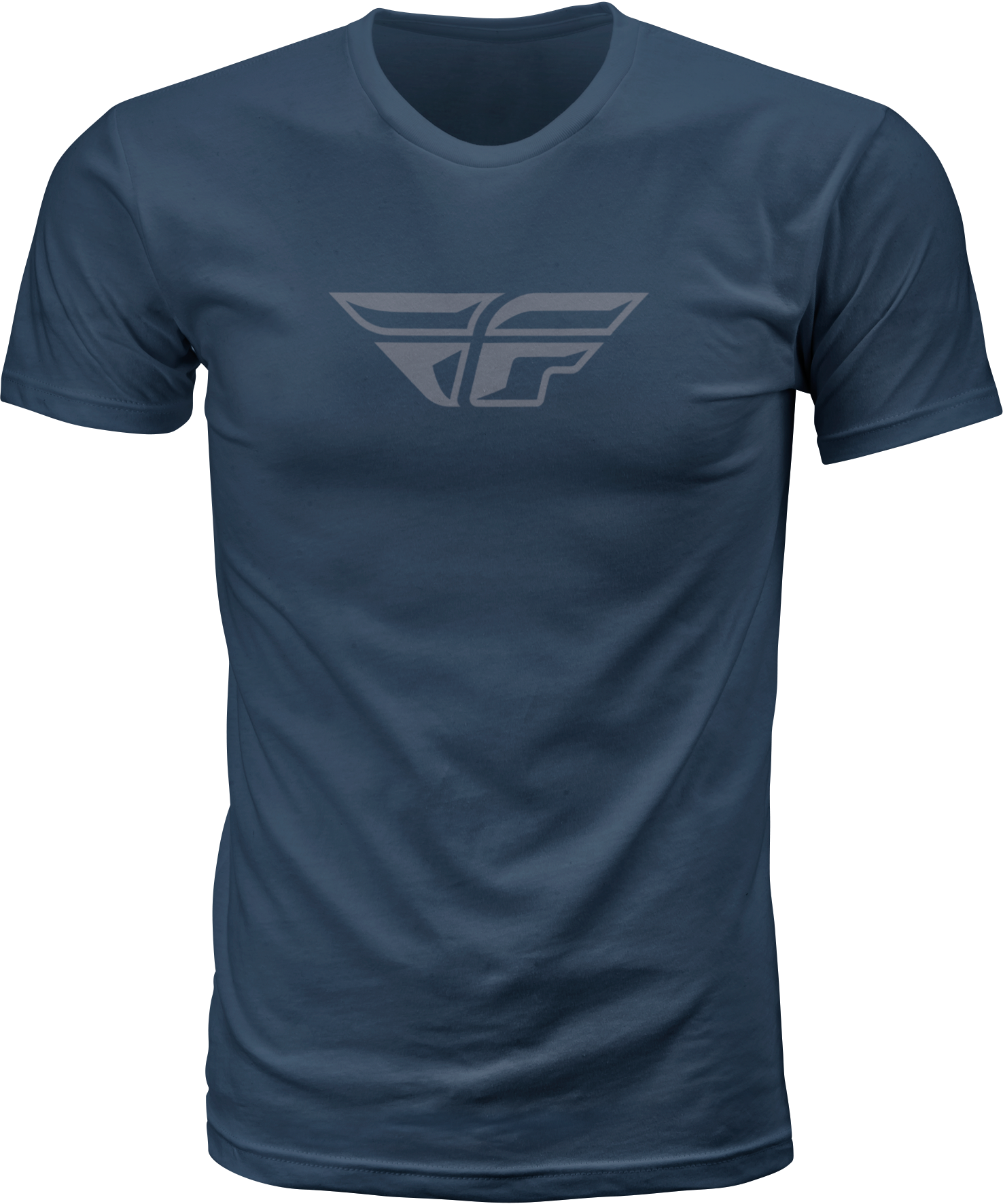 Fly F Wing Tee Midnight Navy/Grey Md