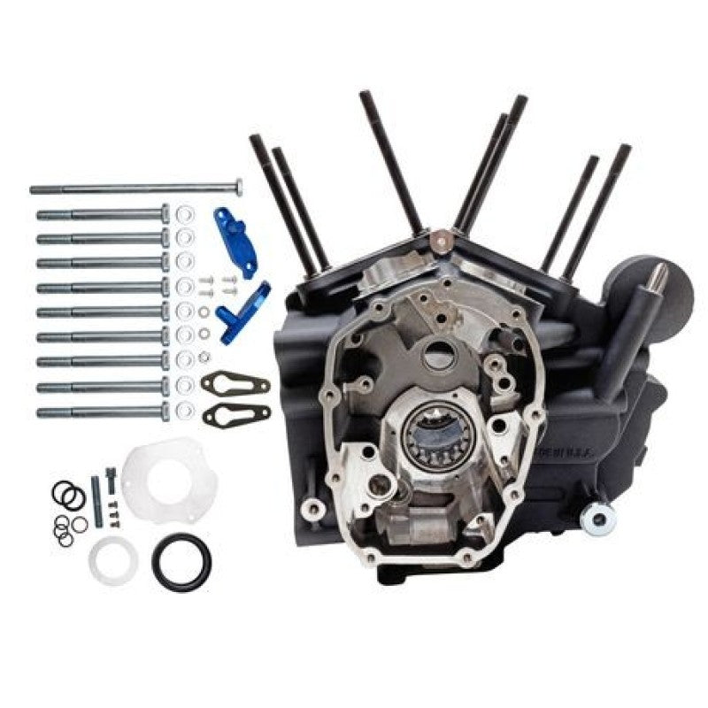 S&amp;S Cycle 2017+ M8 Touring Models MK-Series Touring Crankcase Assembly - Black