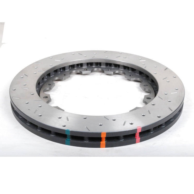 DBA 09+ Nissan GTR R-35 Front Drilled &amp; Slotted 5000 Series Brembo Only Replacement Disc (No hardwar