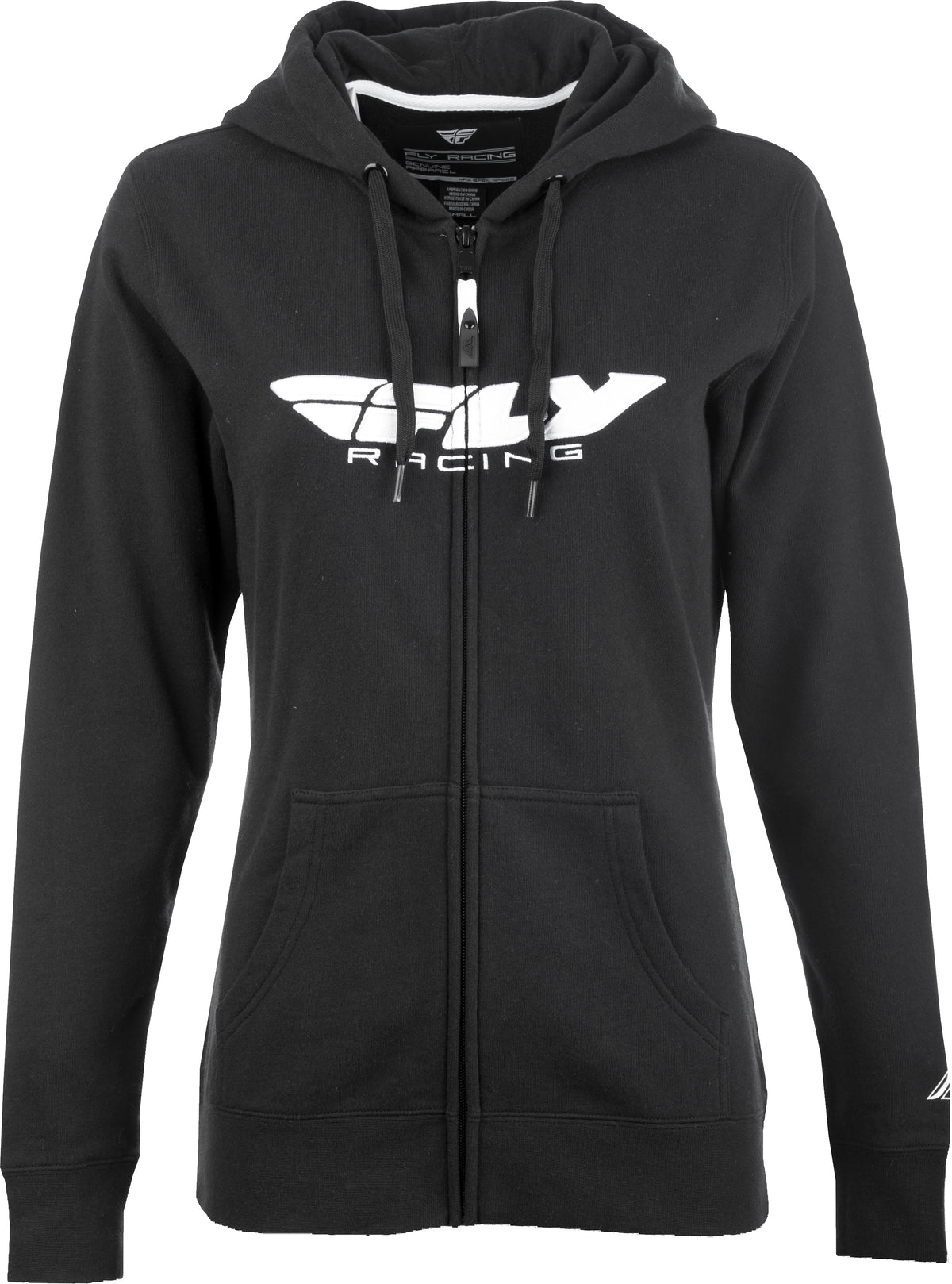 Women&#39;s Fly Corporate Zip Up Hoodie Black Xl