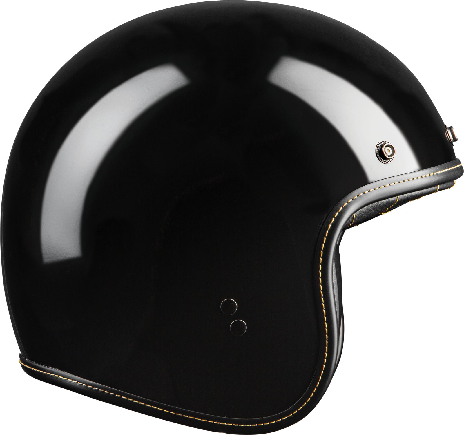 .38 Retro Helmet Gloss Black Md