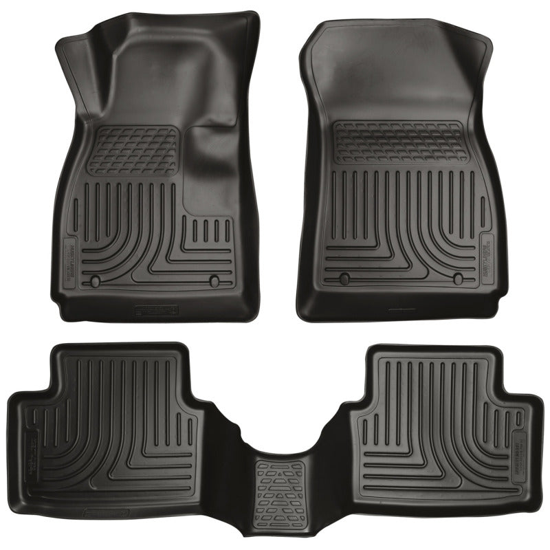 Husky Liners 14 Mazda 6 Touring/Grand Touring/Sport Weatherbeater Black Front &amp; 2nd Seat Floor Liner