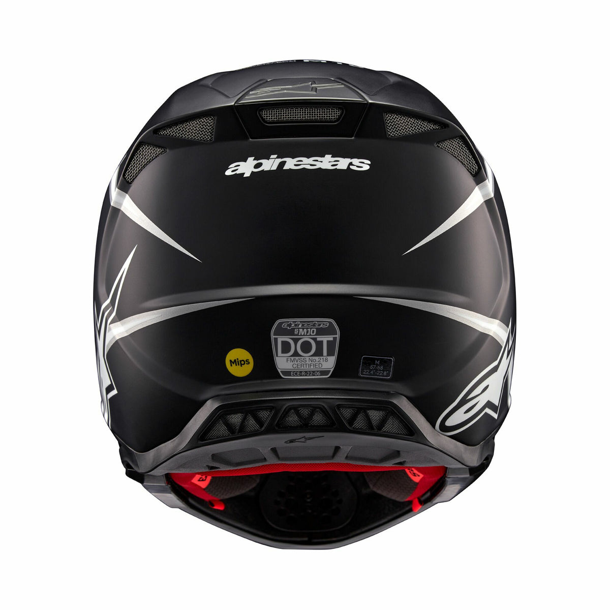 Supertech S M10 Ampress Helmet Black/White Matt Xs