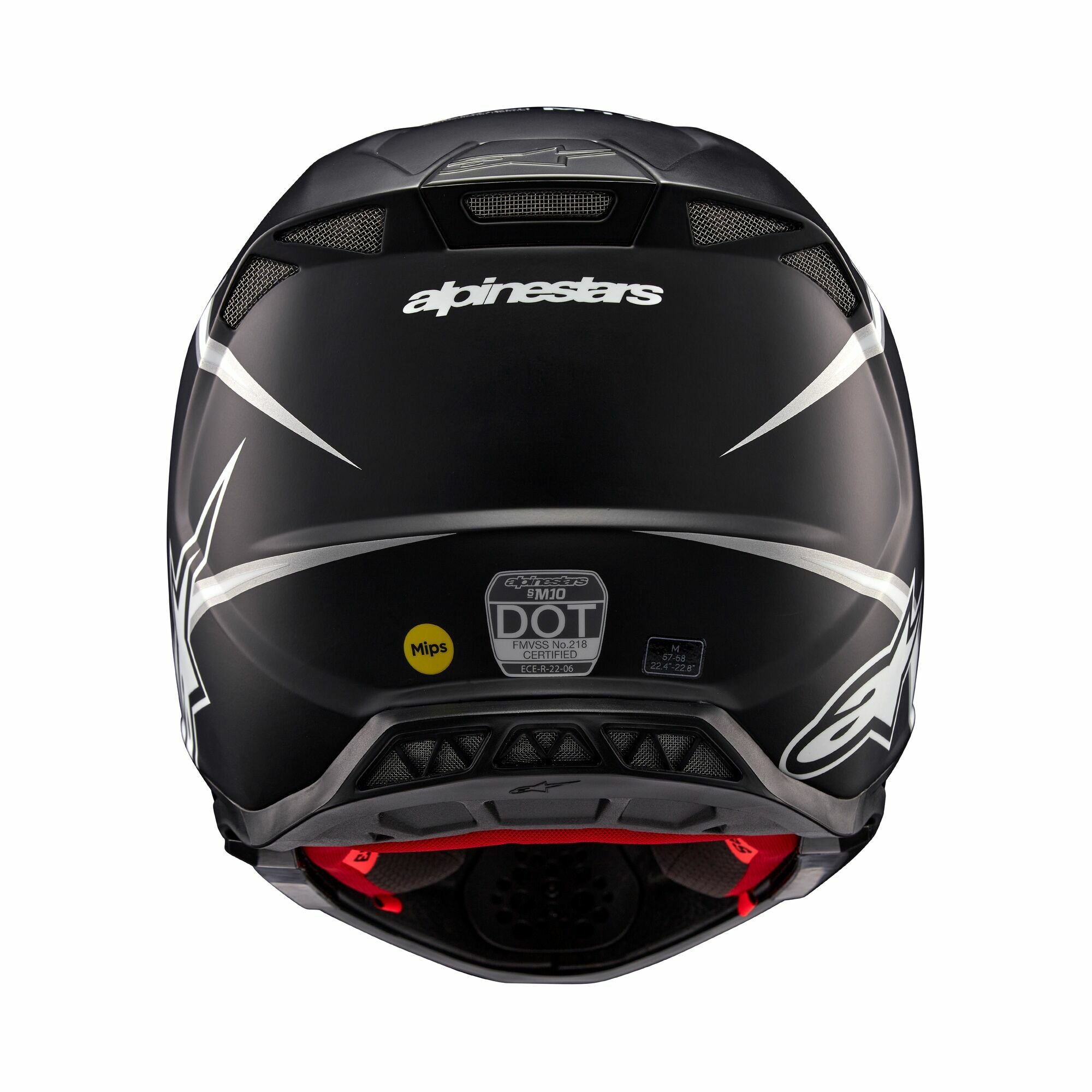 Supertech S M10 Ampress Helmet Black/White Matt Sm