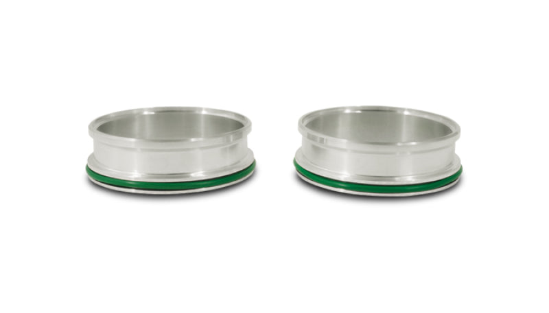 Vibrant HD Aluminum Weld Ferrules w/ O-Rings for 2in OD Tubing - Sold in Pairs