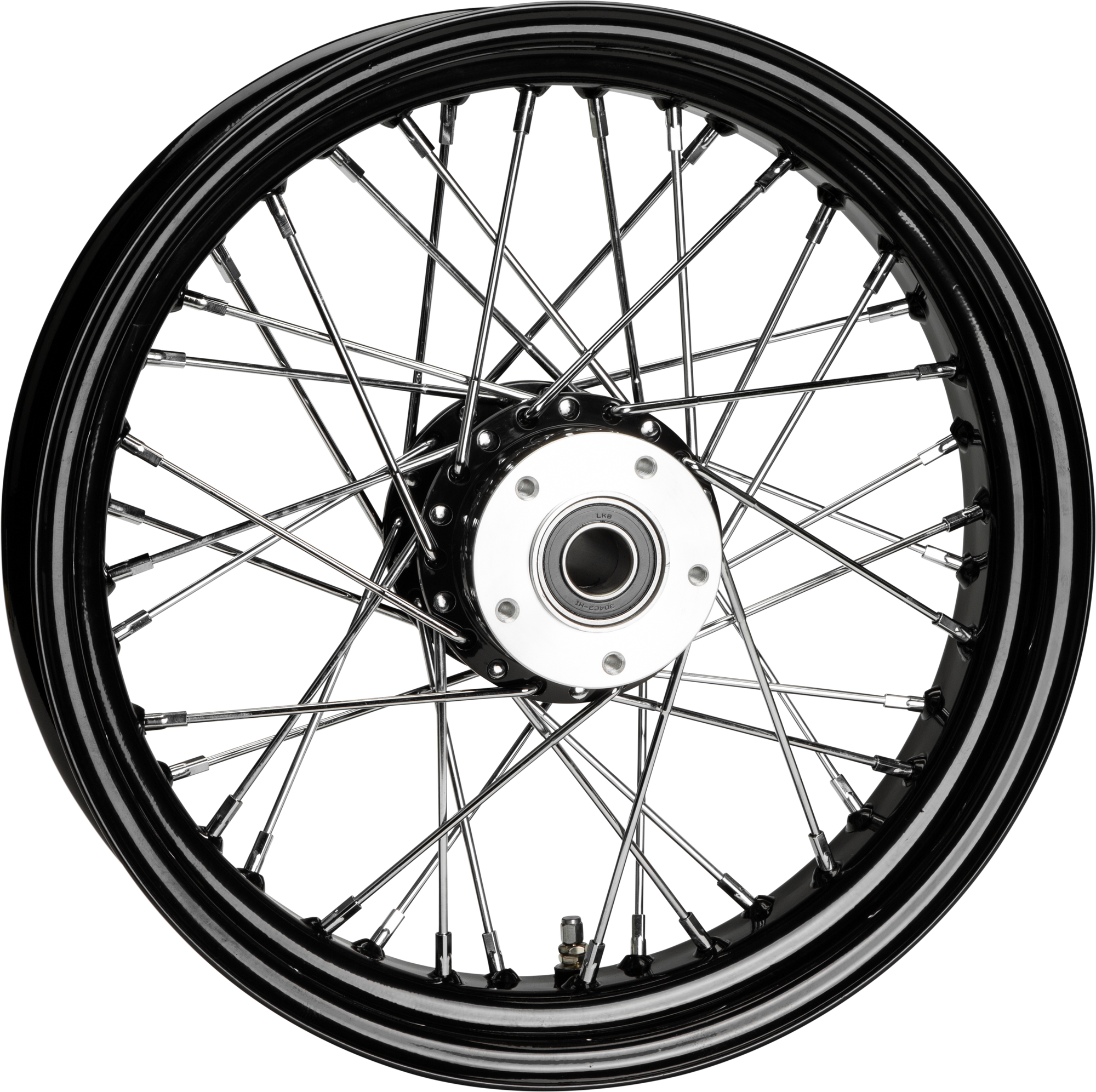Fr 40 Spk Dd Black 16x3.5 Flt Hub 1" Axl 00 Ltr