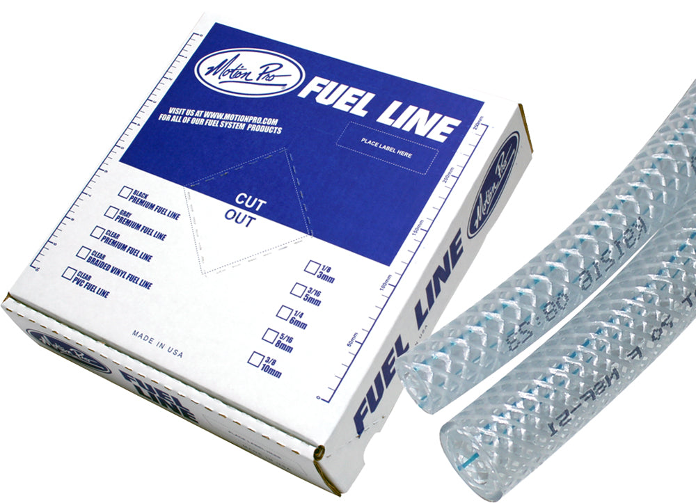 Braided Vinyl Fuel Line 1/4"X25'