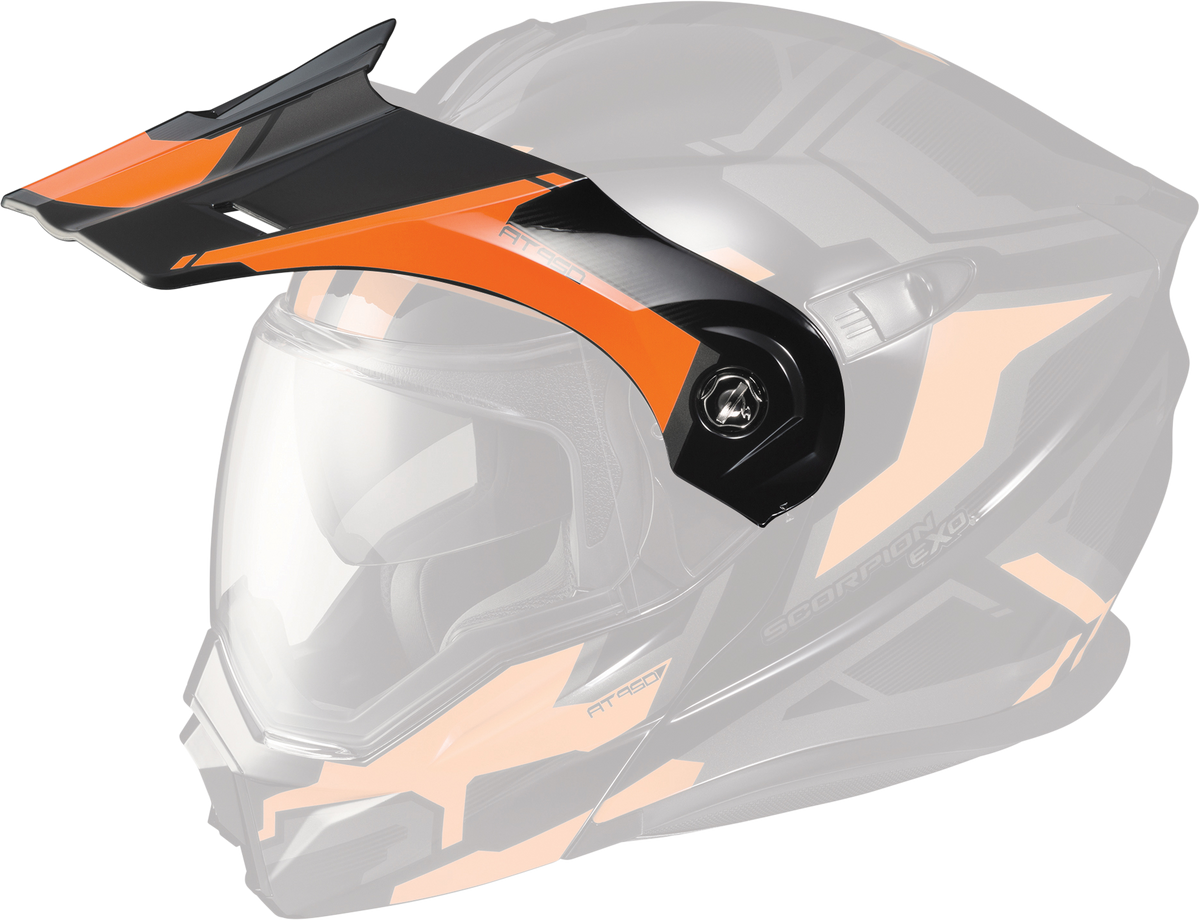 Exo At950 Helmet Peak Visor Ellwood Orange
