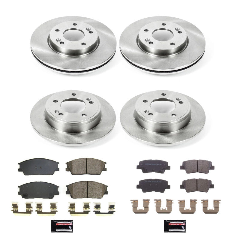 Power Stop 20-22 Hyundai Venue Front &amp; Rear Autospecialty Brake Kit