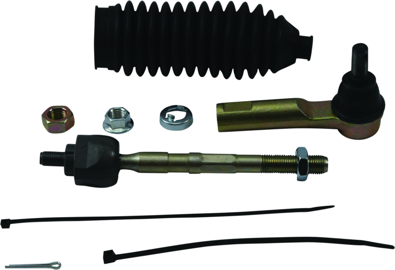 QuadBoss 15-21 Honda SXS500 Pioneer 500 Steering Rack Tie Rod Assembly Kit - Left Inner &amp; Outer