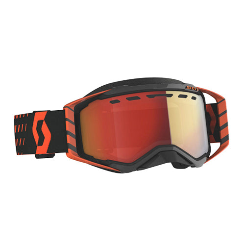 SCOTT PROSPECT SNOWX GOGGLE ORG/BLK - 'ENH' RED CHR LENS