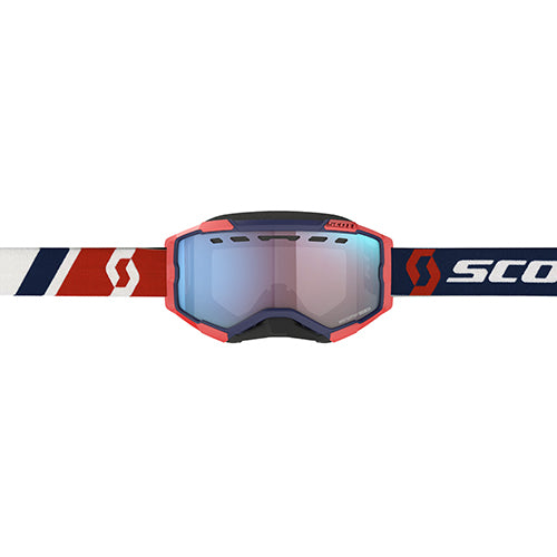 SCOTT FURY SNOWX GOGGLE RED/BLUE - &#39;ENH&#39; BLUE CHR LENS