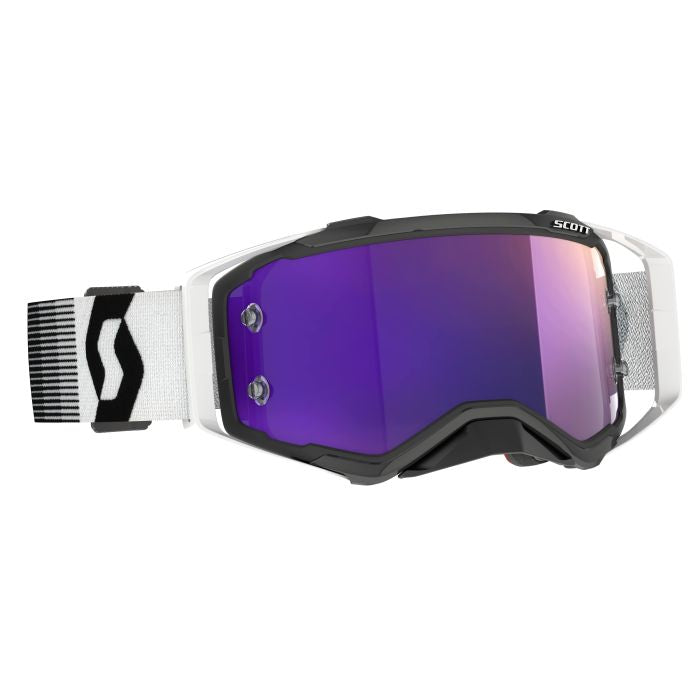 SCOTT PROSPECT PREMIUM BLACK/WHITE PURPLE CHROME WORKS