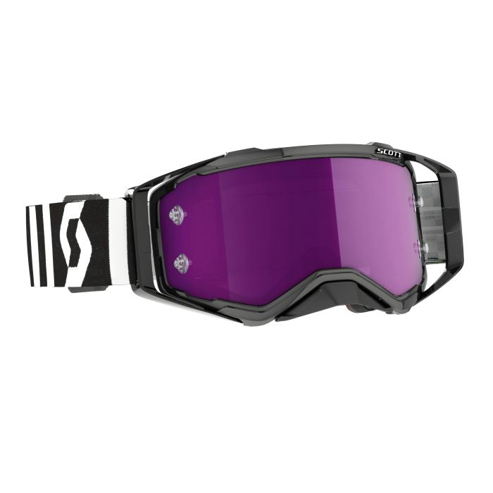 SCOTT PROSPECT RACING BLACK/WHITE PURPLE CHROME WORKS