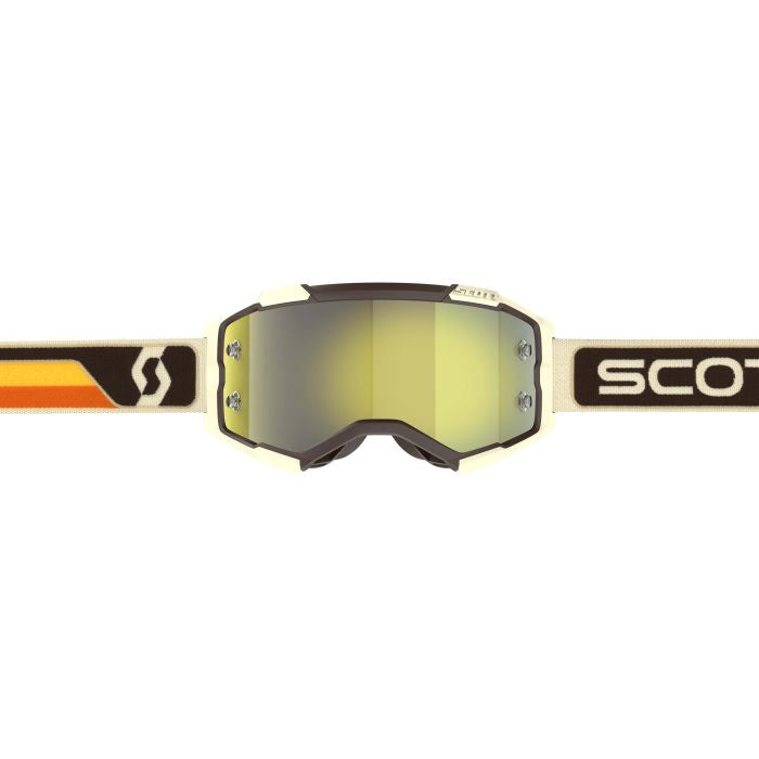 SCOTT FURY DEEP BROWN/BEIGE YELLOW CHROME WORKS