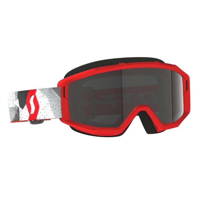 SCOTT PRIMAL MX SAND DUST CAMO WHI/RED DARK GREY LENS