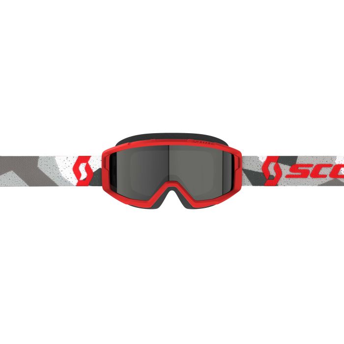 SCOTT PRIMAL MX SAND DUST CAMO WHI/RED DARK GREY LENS