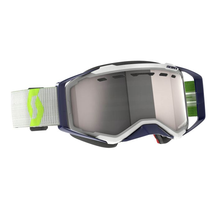 SCOTT PROSPECT SNOW CROSS GREY/YELLOW ENHANCER SILVER CHROME