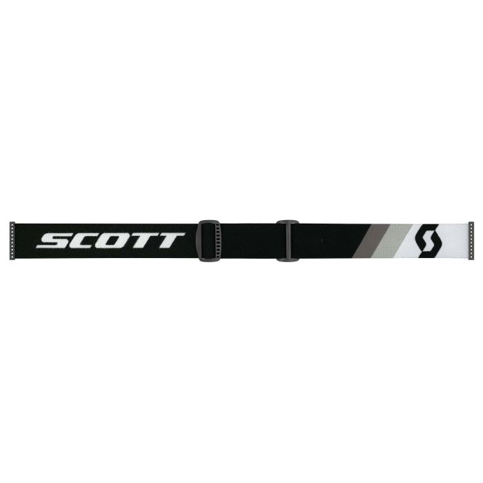SCOTT FURY LS SNOWX PREMIUM BLACK/WHITE "LS" BLUE CHROME
