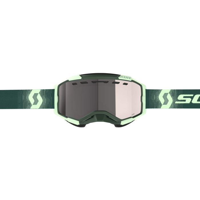 SCOTT FURY SNOWX DARK GREEN/MINT GREEN SILVER CHROME