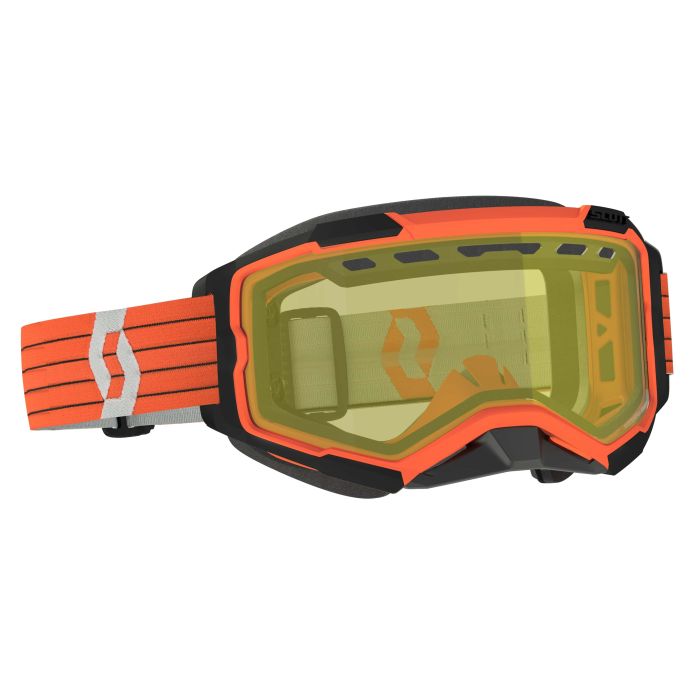 SCOTT FURY SNOW CROSS ORANGE/GREYYELLOW TINT