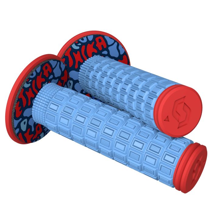 SCOTT ETHIKA GRIP MELLOW + DONUT BLUE/RED