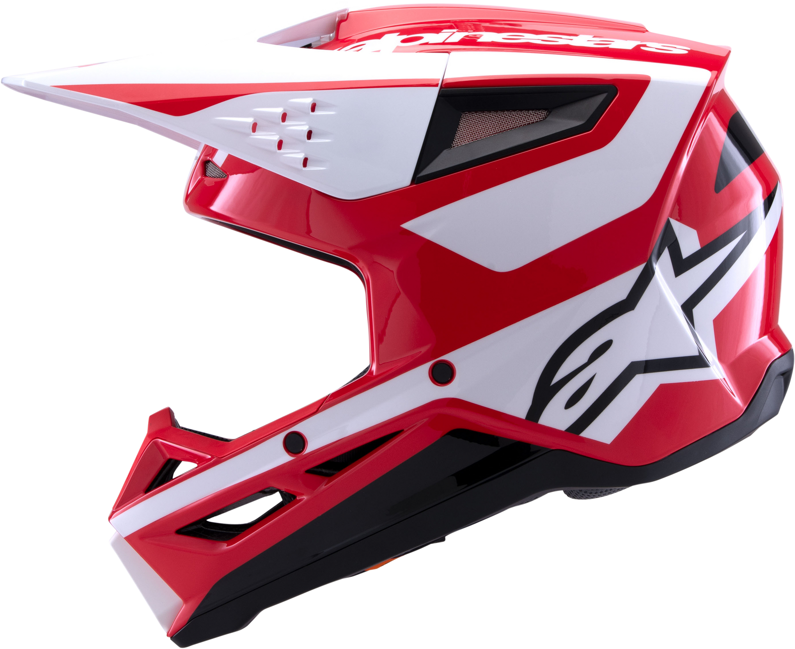 Sm3 Heat Helmet Red/White/Black Glossy 2x