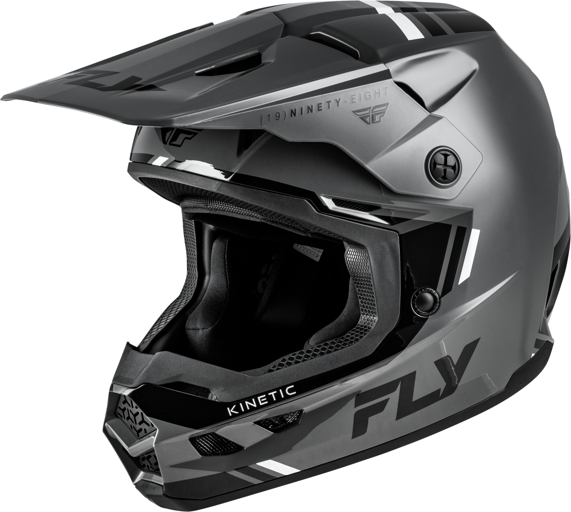 Kinetic Verdict Helmet Grey/Black/White 2x
