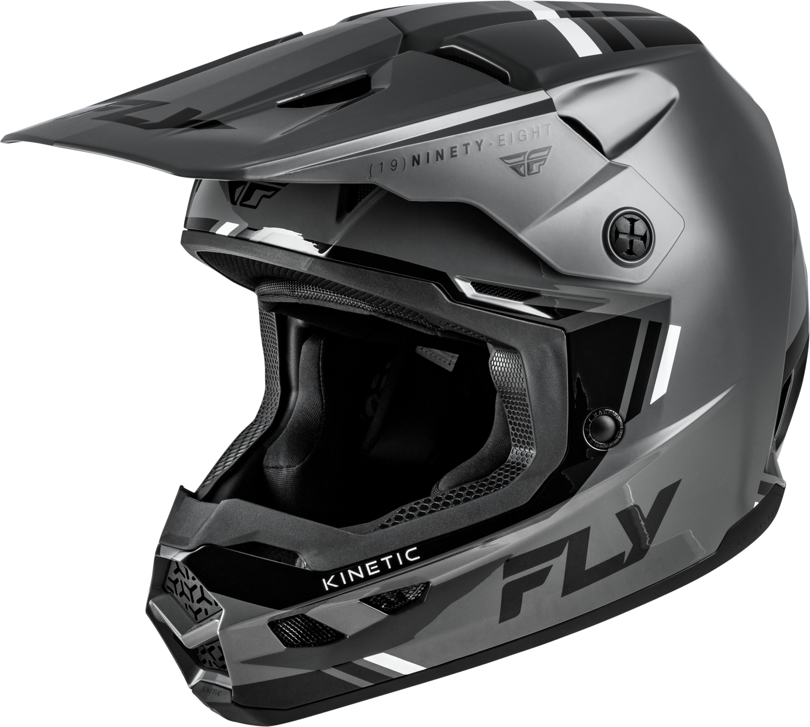 Kinetic Verdict Helmet Grey/Black/White Xs