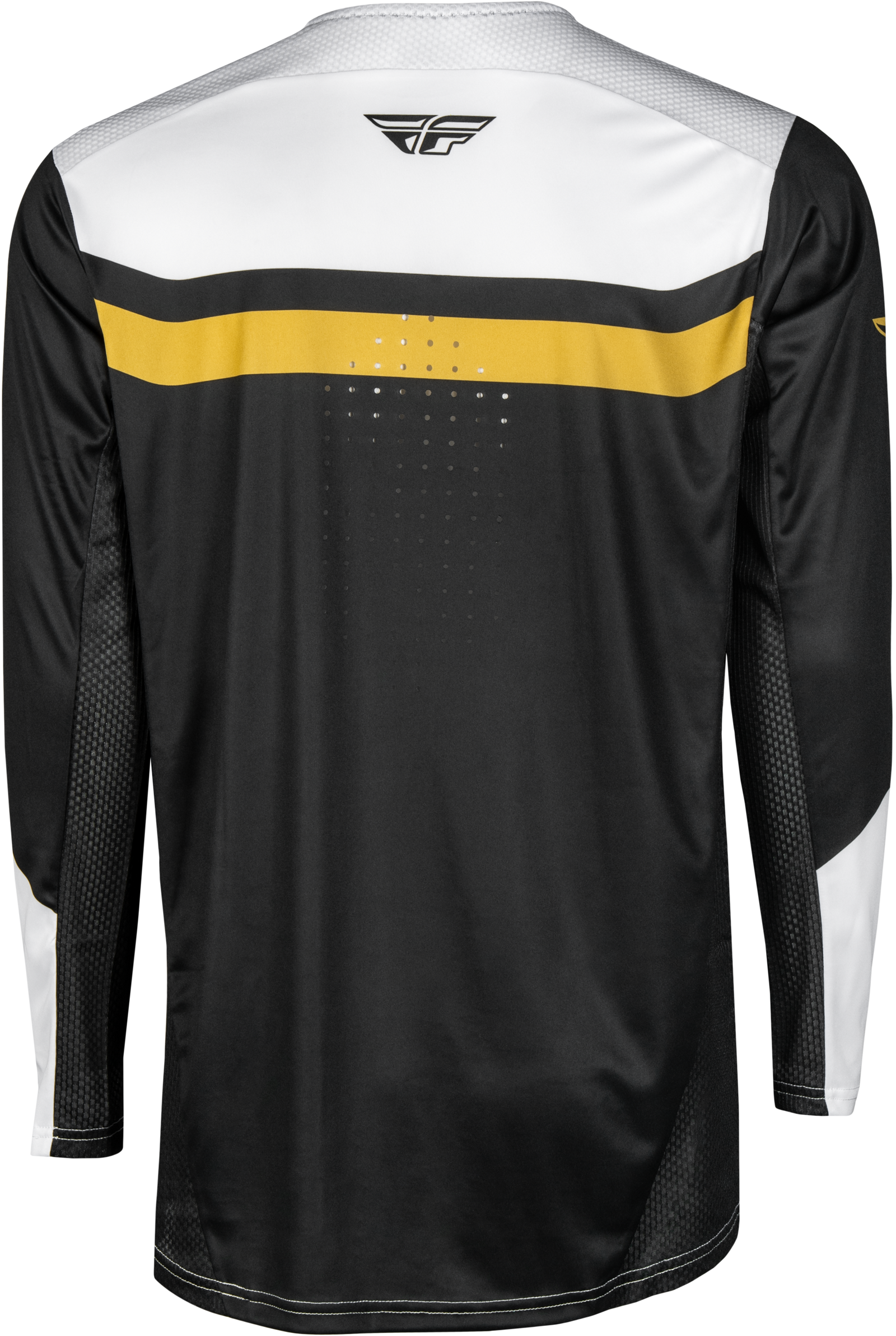 Rayce Bicycle Jersey White/Black/Gold Xl