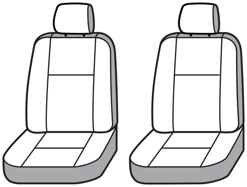 Covercraft 19-21 Chevrolet Silverado Carhartt PrecisionFit Custom Front Row Seat Covers - Gravel