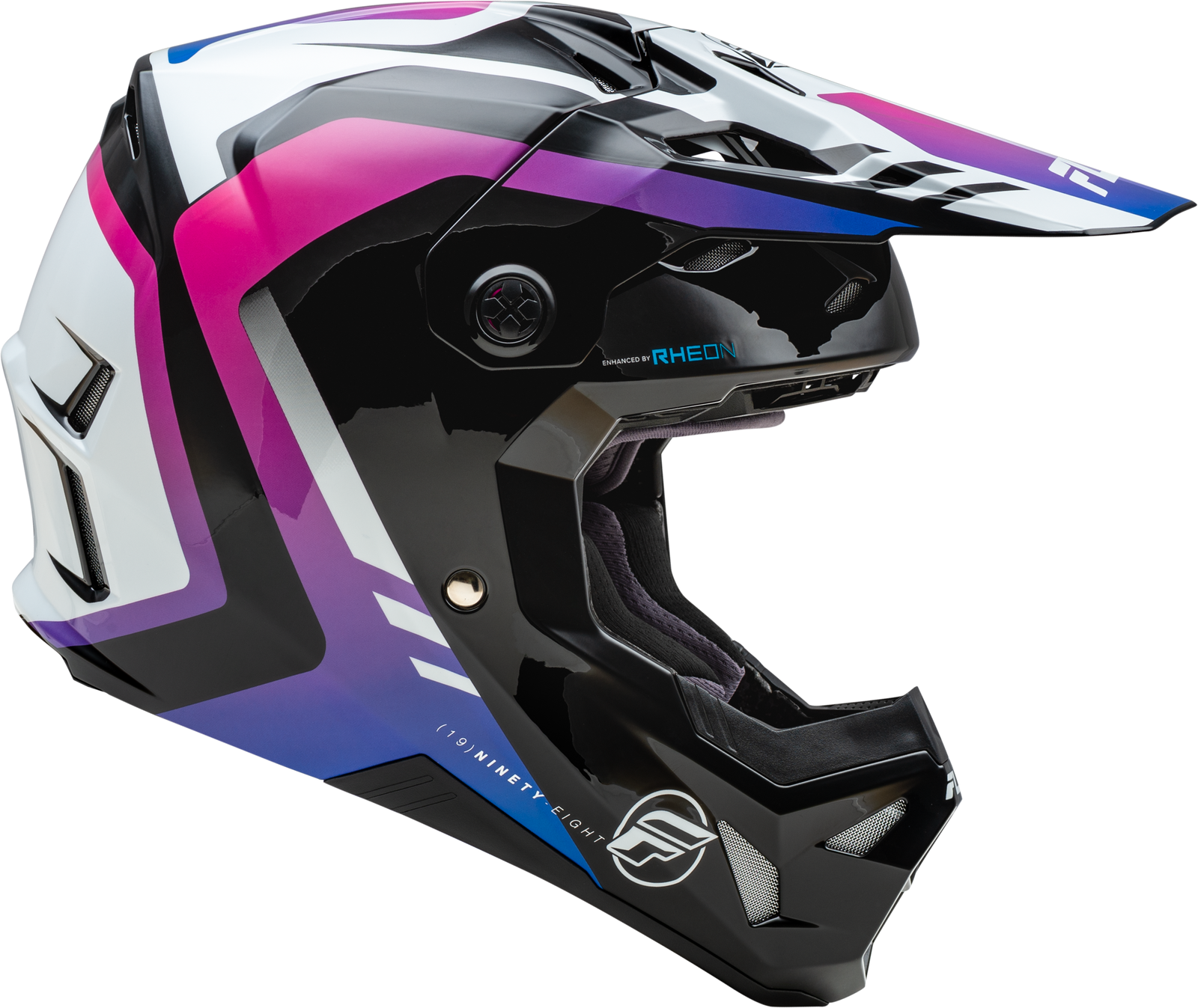 Formula Cp Krypton Helmet White/Black/Purple Lg