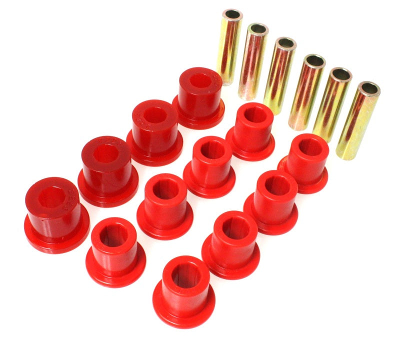 Energy Suspension Spring &amp; Shackle Bushing - Red