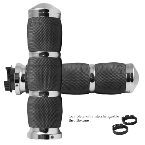 Air Cushioned Grips 1" Chrome