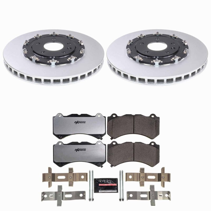 Power Stop 15-19 Chevrolet Corvette Front Z26 Coated Truck &amp; Tow Brake Kit