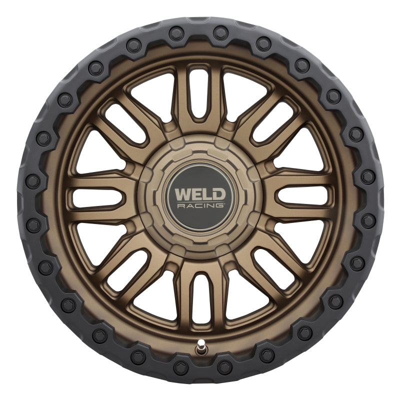 Weld Off-Road Swift 17x9in - 5x114.3 / 5x127 BP - ET-12 - 78.1mm CB- Satin Bronze Wheel & Black Ring