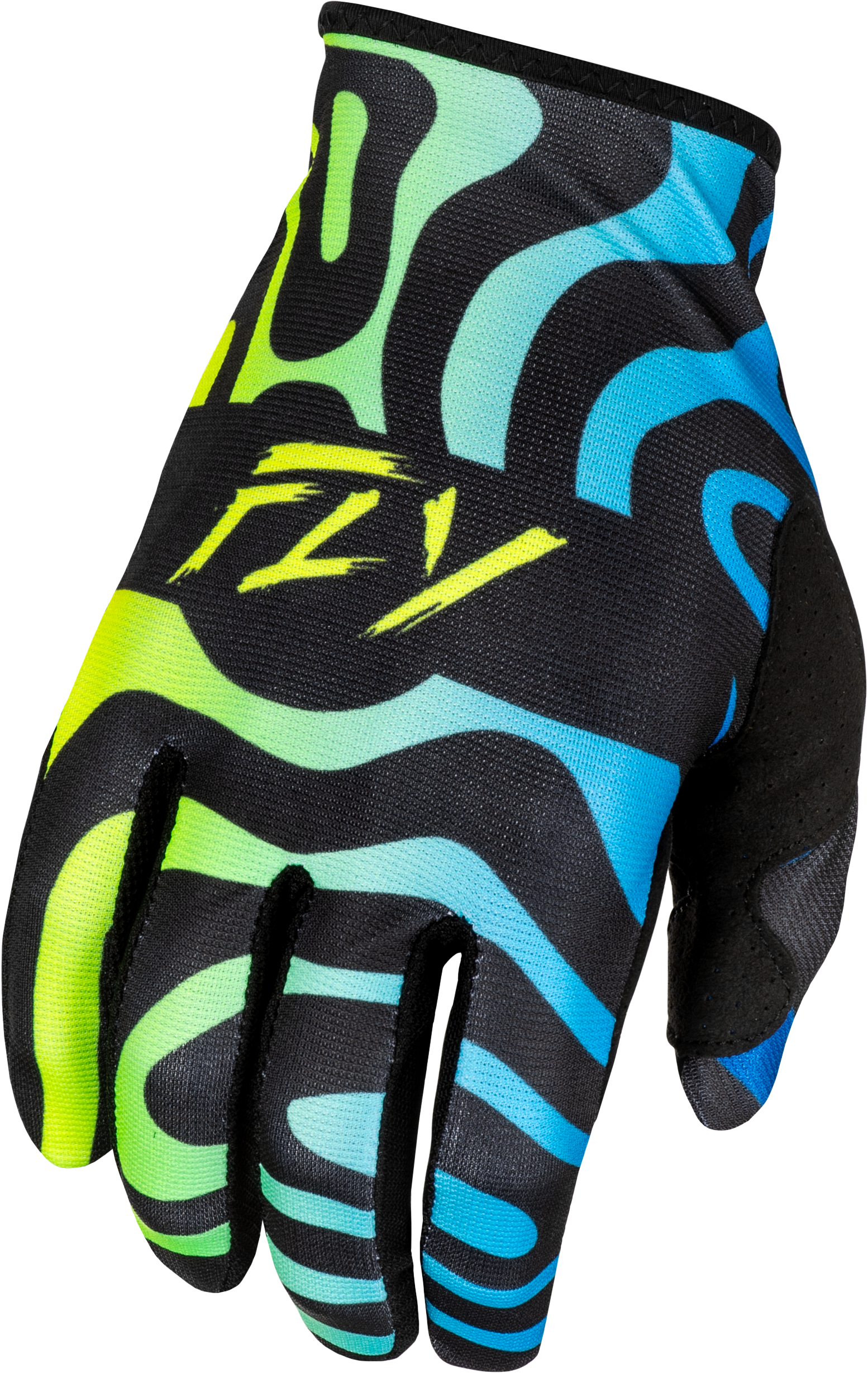 Lite Zen Gloves Black/Blue/Hi Vis Md