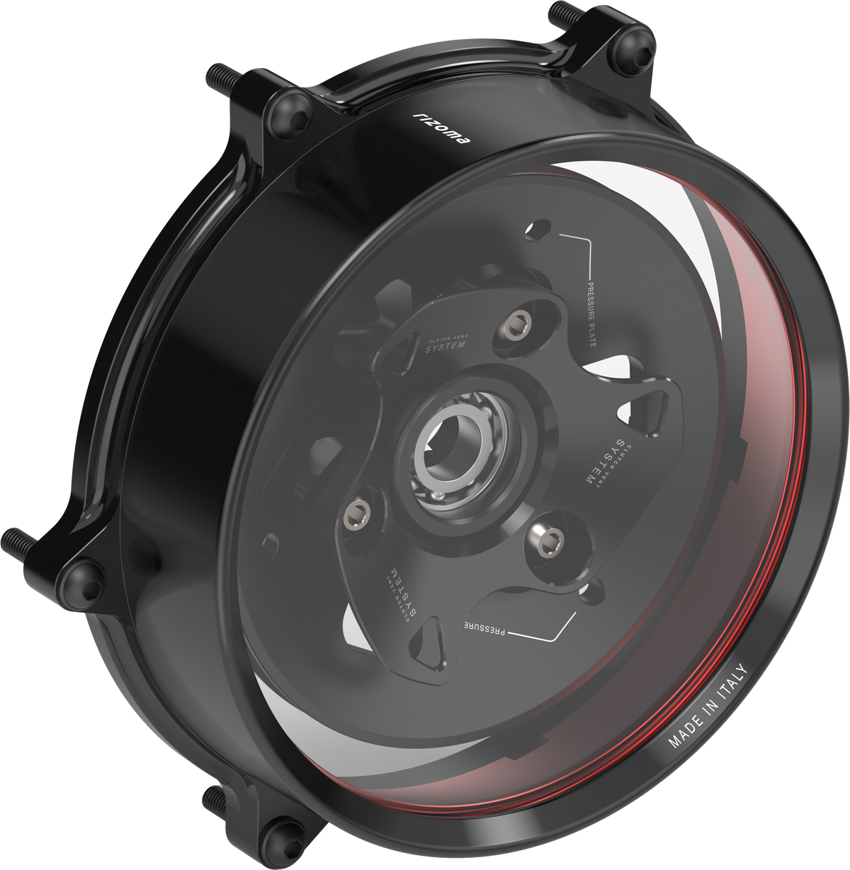 Clutch Cover Black Duc V2