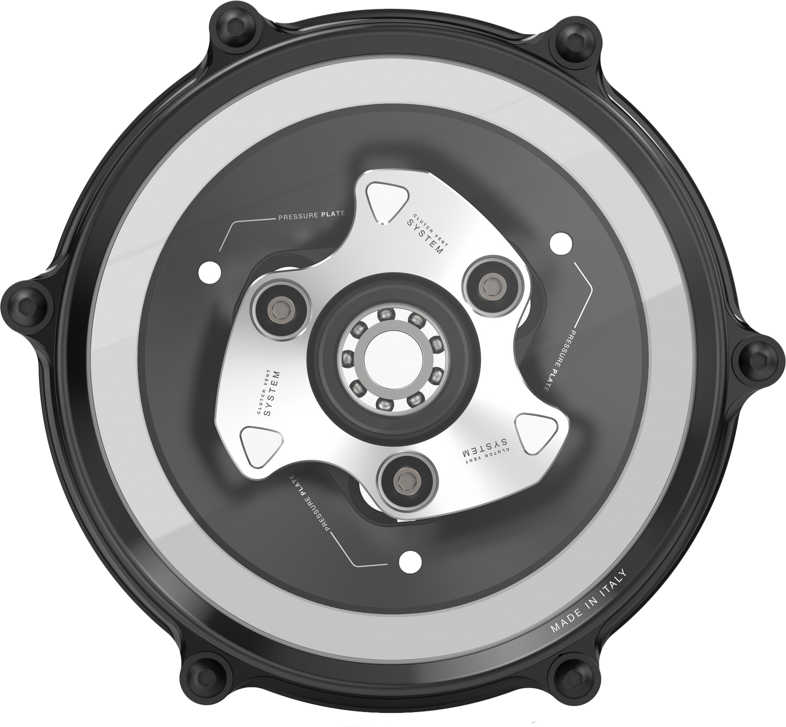 Clutch Cover Silver Duc V4