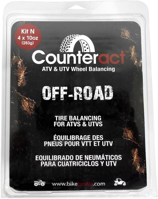 Counteract ATV/UTV Balancing Bead DIY Kit: (4) 10oz Bags