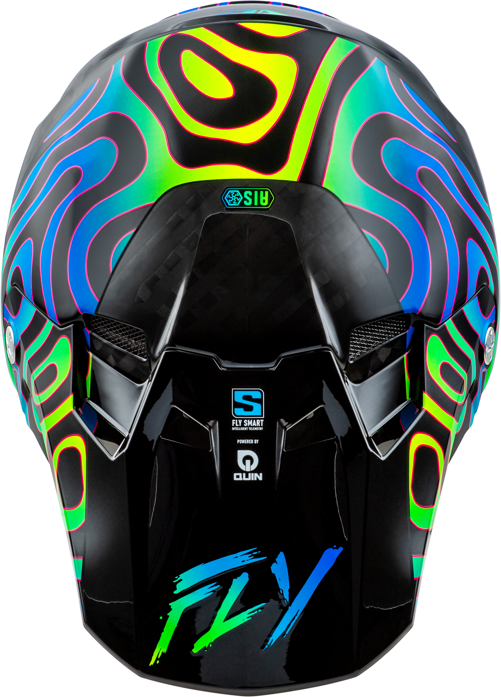 Yth Formula S Carbon Zen Hlmt Black Carbon/Blue/Yellow Yl