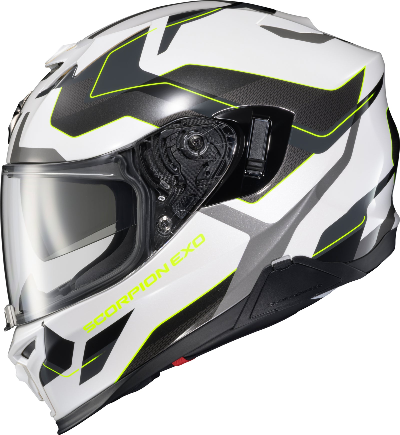 Exo T520 Full Face Helmet Zuse White/Hi Viz Md