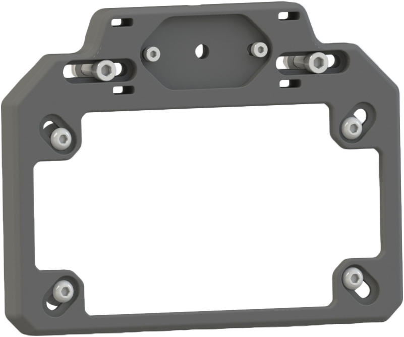 Adjustable License Plate Bracket W/ Led Light