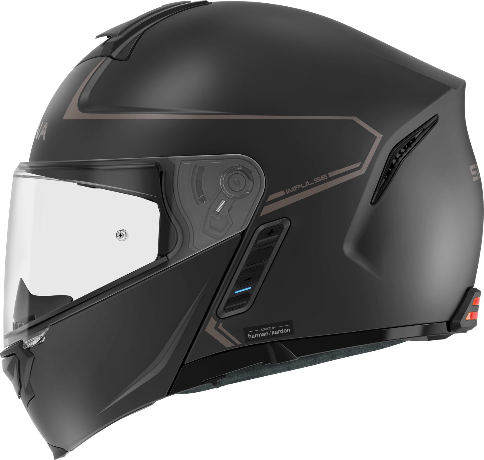 Impulse Flip Up Helmet Matte Black Md