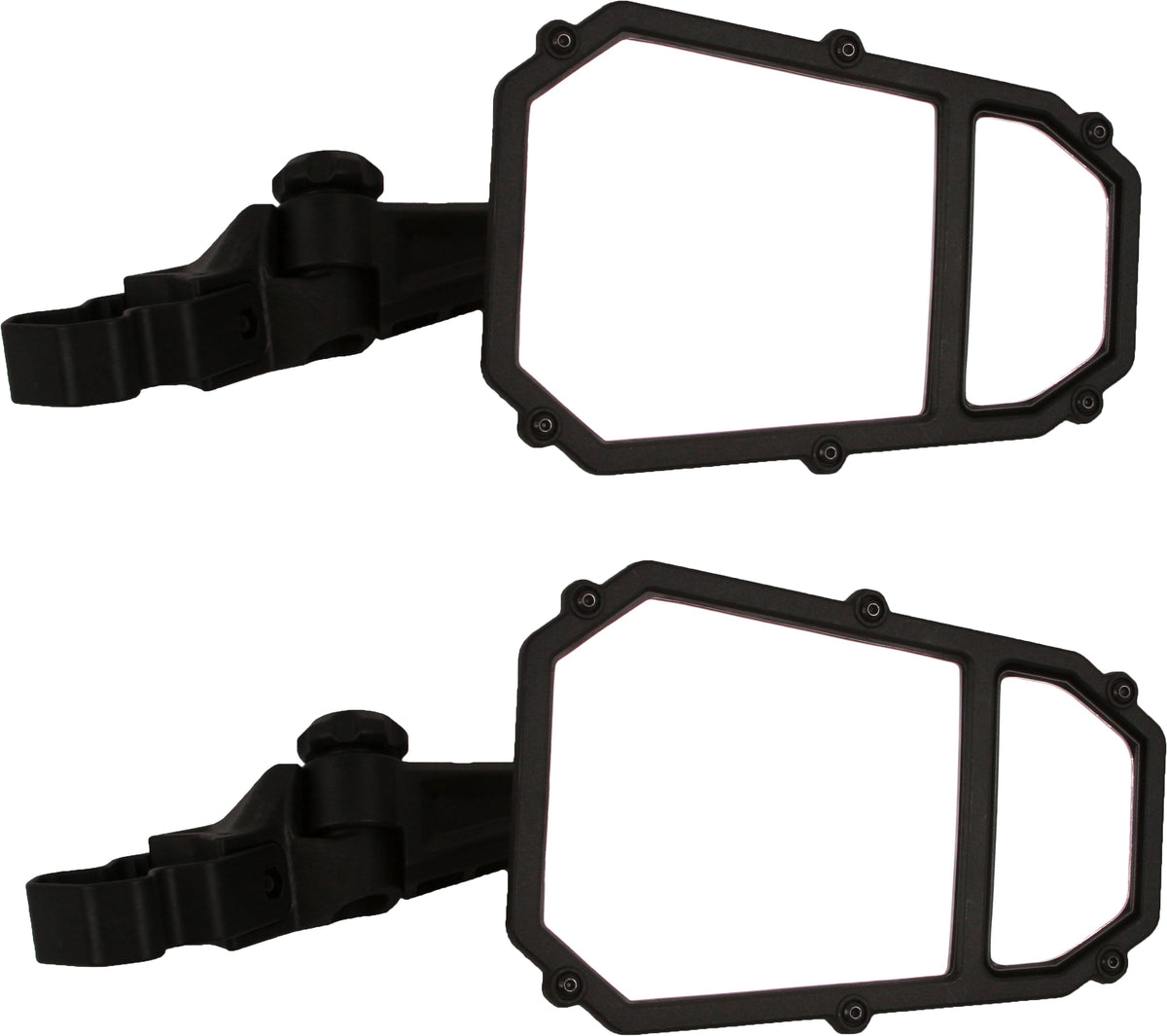 Elite Series 2 Side Mirrors Profit & Round Tube
