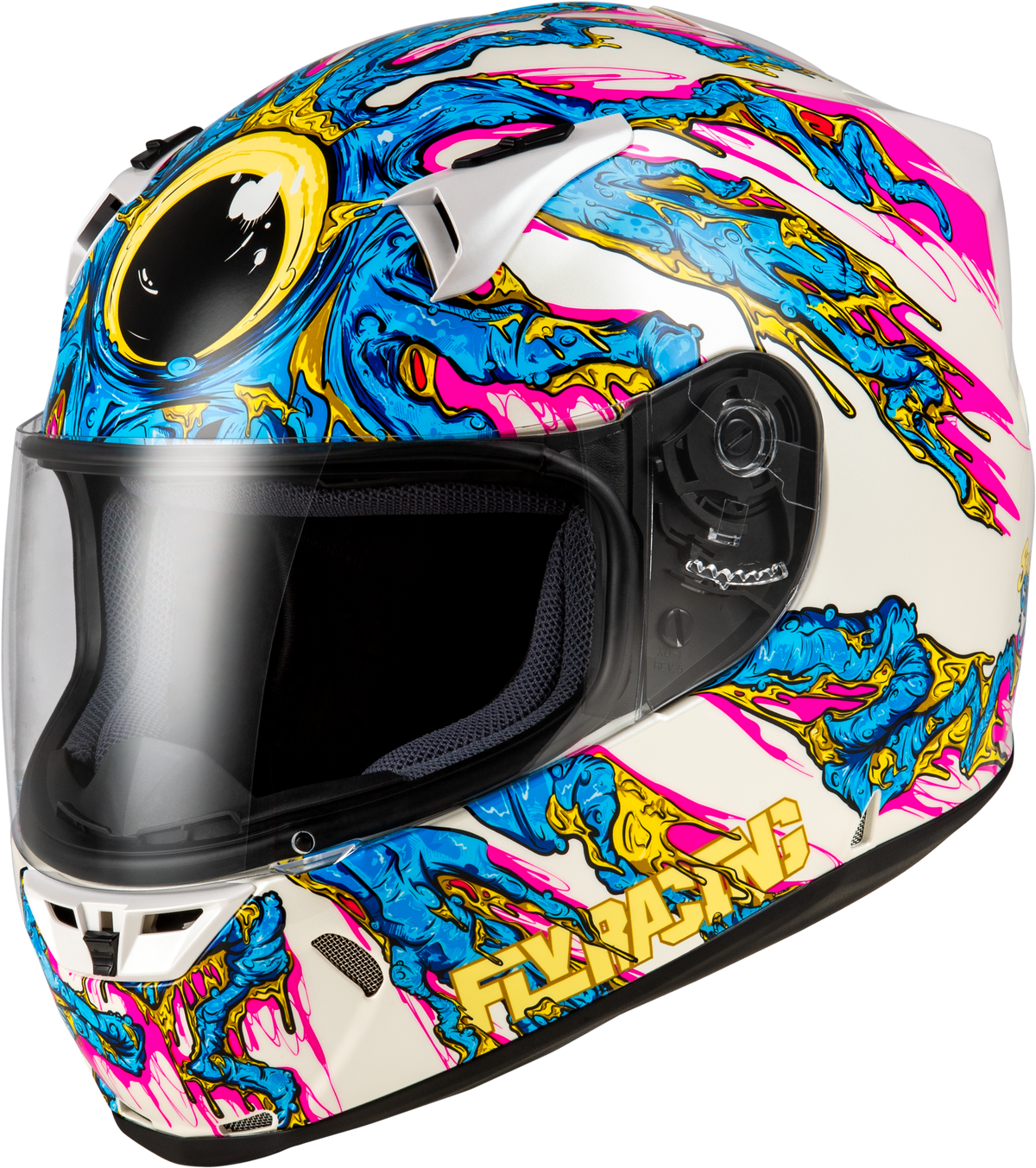 Revolt Space Creep Helmet Light Blue/White/Pink Xs
