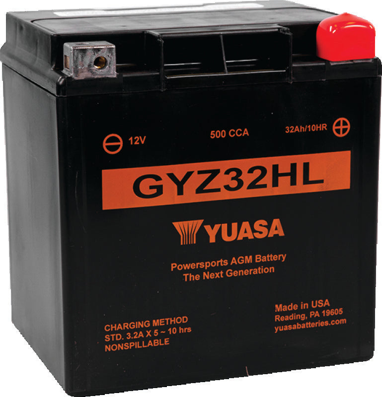 Yuasa GYZ32HL High Performance Maintenance Free AGM 12-Volt Battery